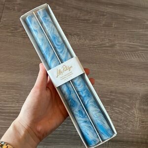 Lilly Pulitzer Candles Unscented Formal Candle Sticks New